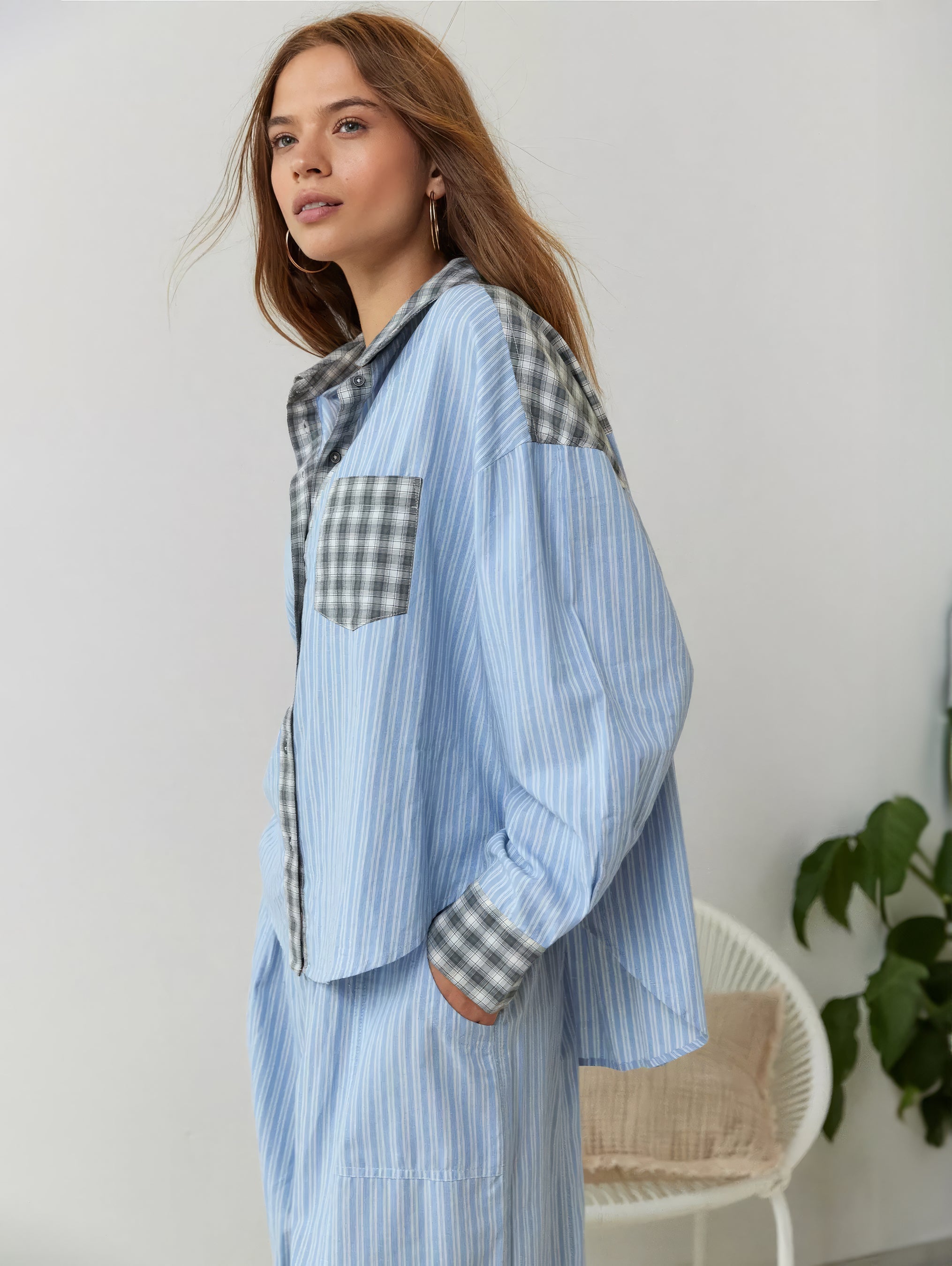 Damen Elegantes Komfort-Pyjama für Zuhause