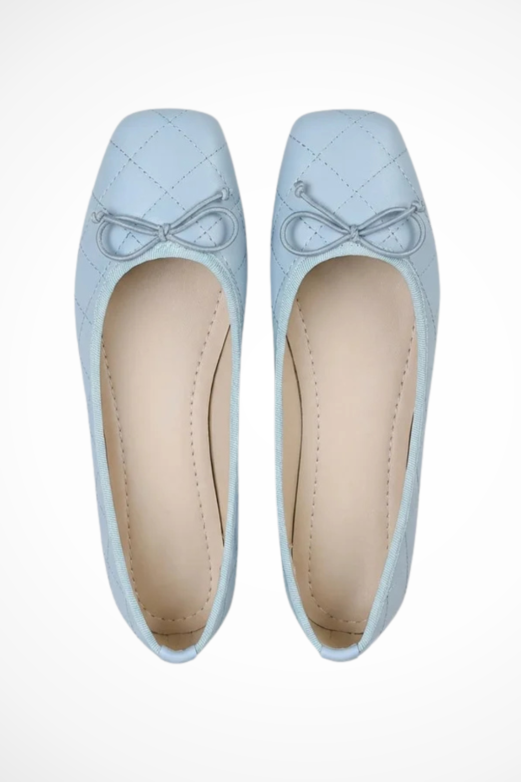 Millicent Damen Ballerinas – Steppung & Schleife mit Eckiger Spitze Elegant