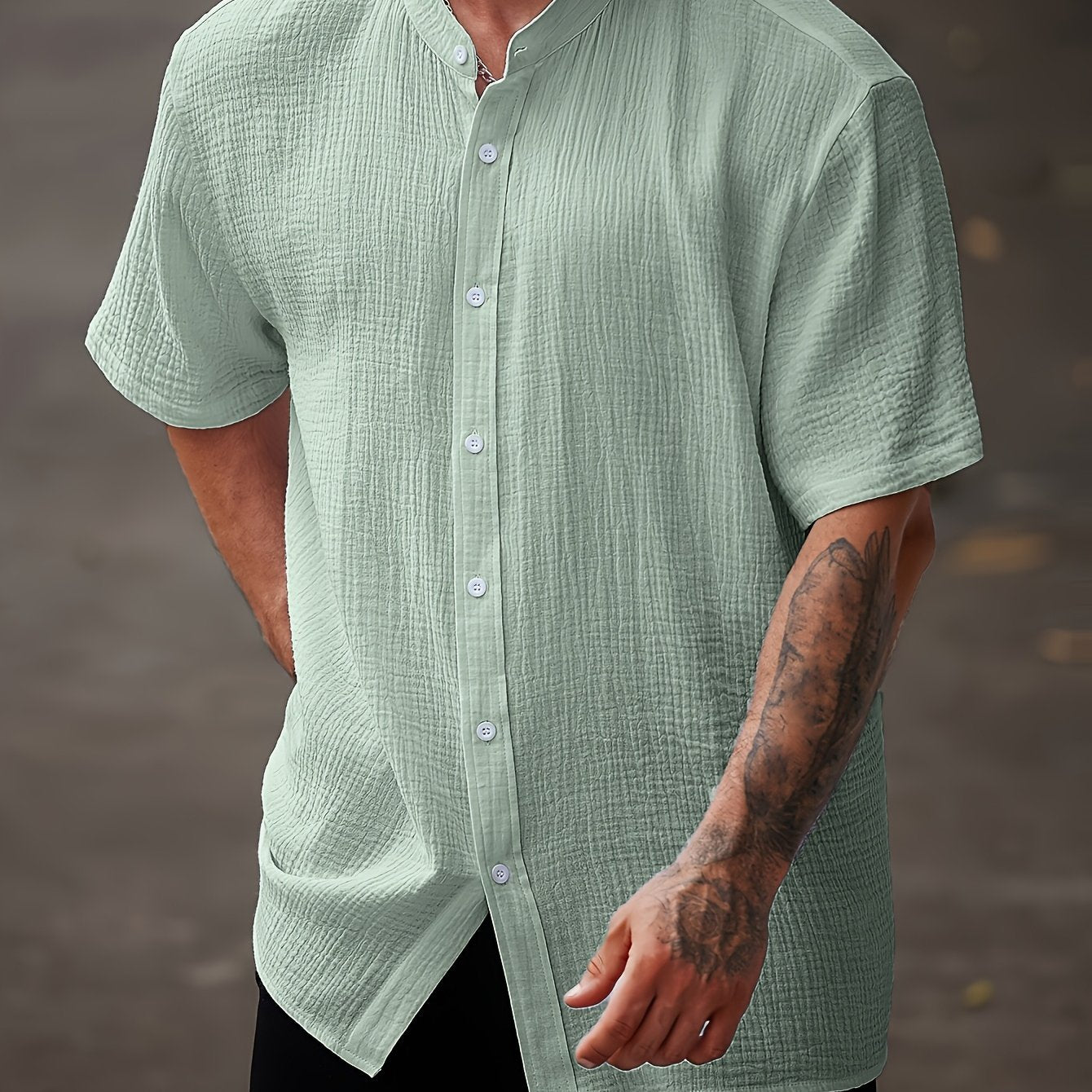 Herren Casual Hemd in Großen Größen
