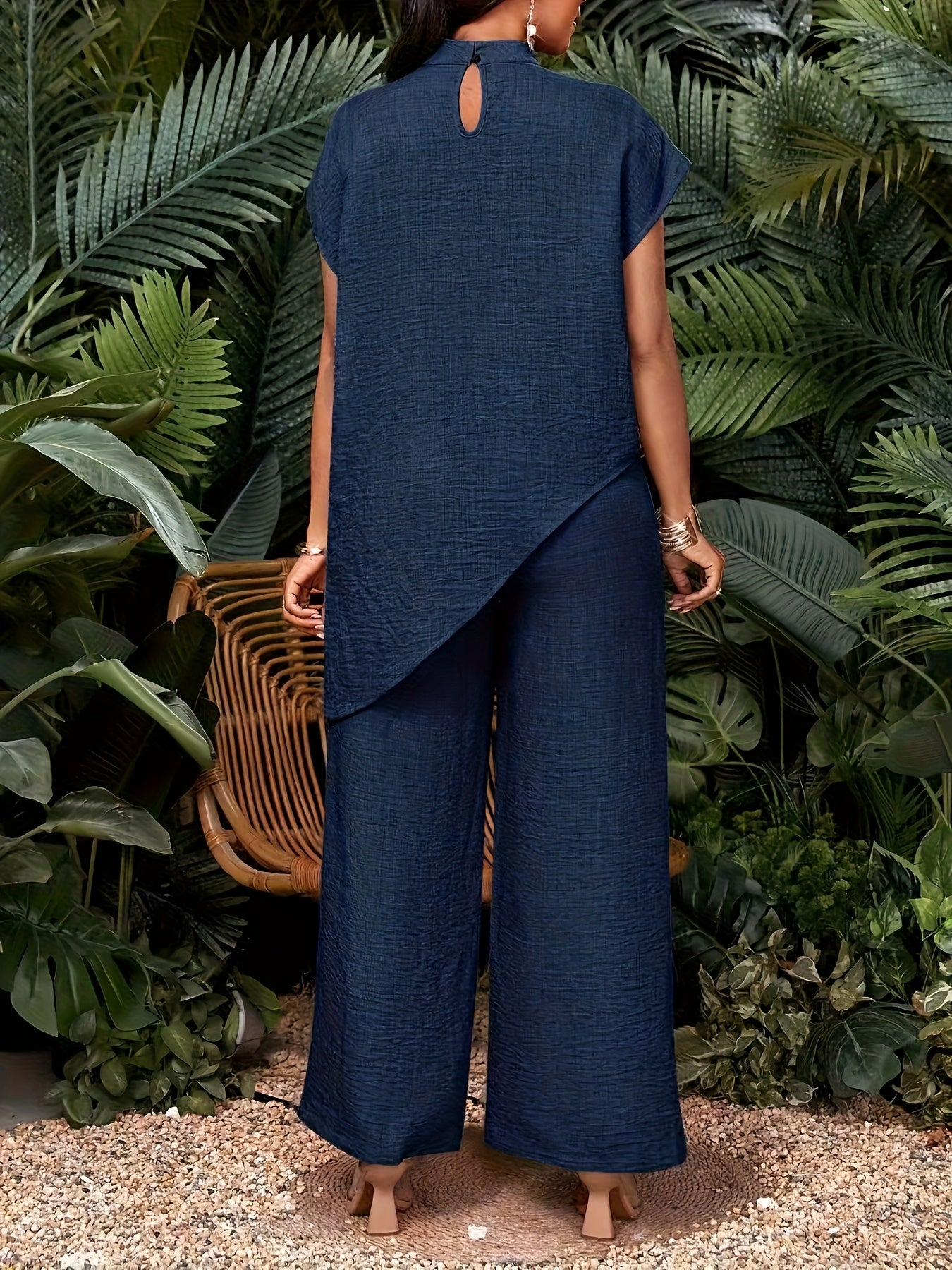 Damen Set – Zweiteiler Asymmetrisch & Lässig Elegant