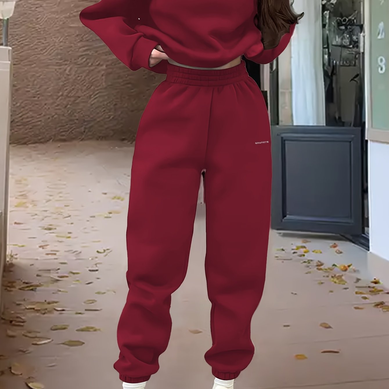 Damen Casual Sweatshirt Set mit Hose