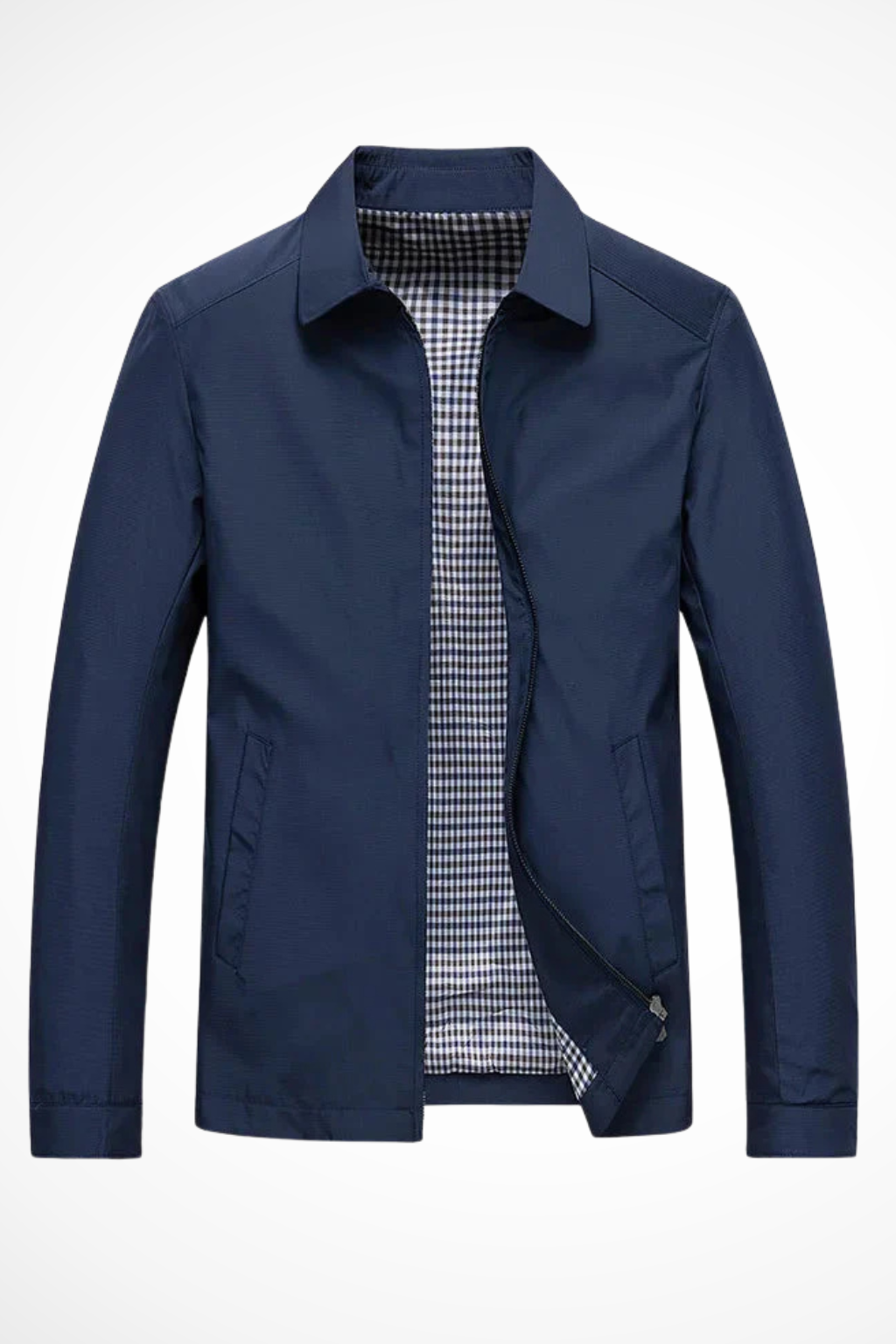 Alastair | Herren Harrington Jacke – Kariertes Futter & Klassisch