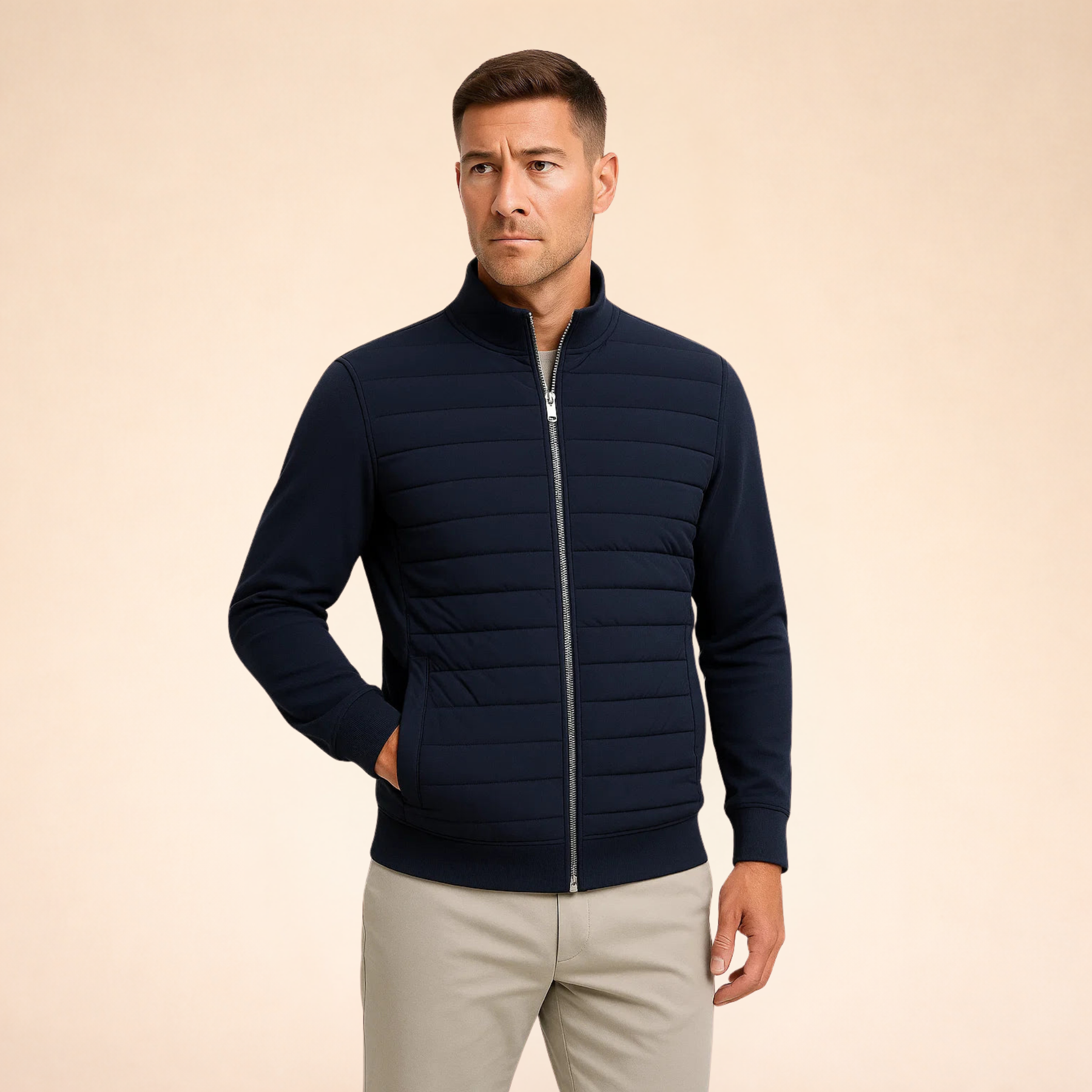 Mason Herren Jacke – Hybrid Puffer Warm & Weich