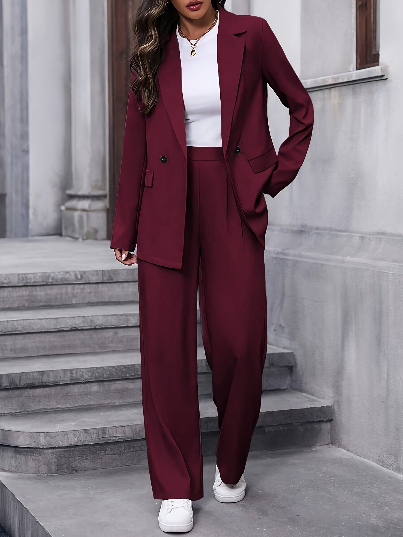 Damen Elegantes Anzug-Set