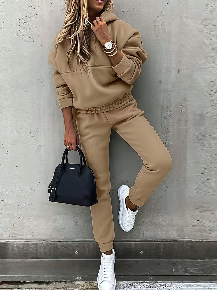 Damen Figurbetontes Strickpullover Set für Herbst und Winter