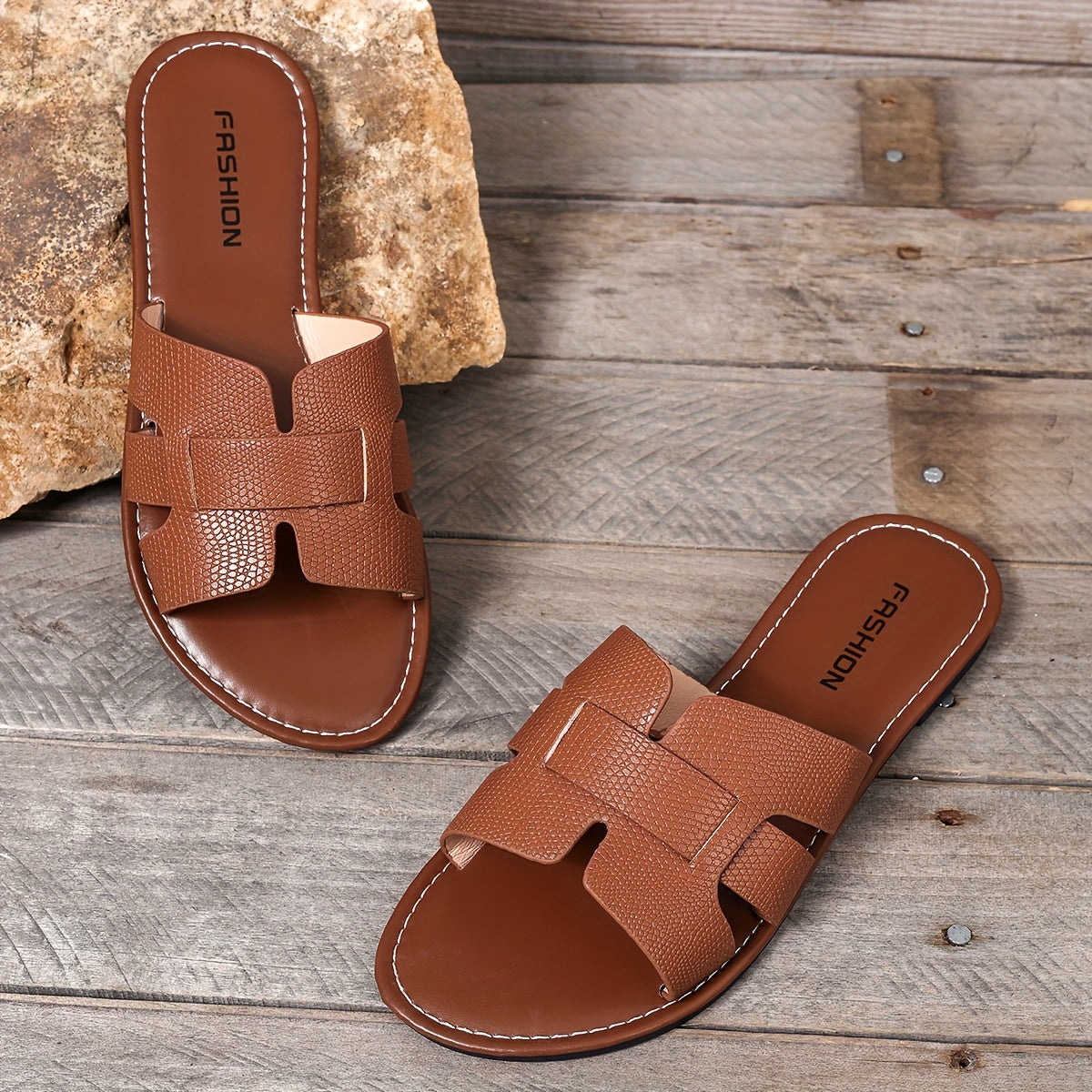 Damen Plus Size Sommer Slipper für Urlaub und Alltag