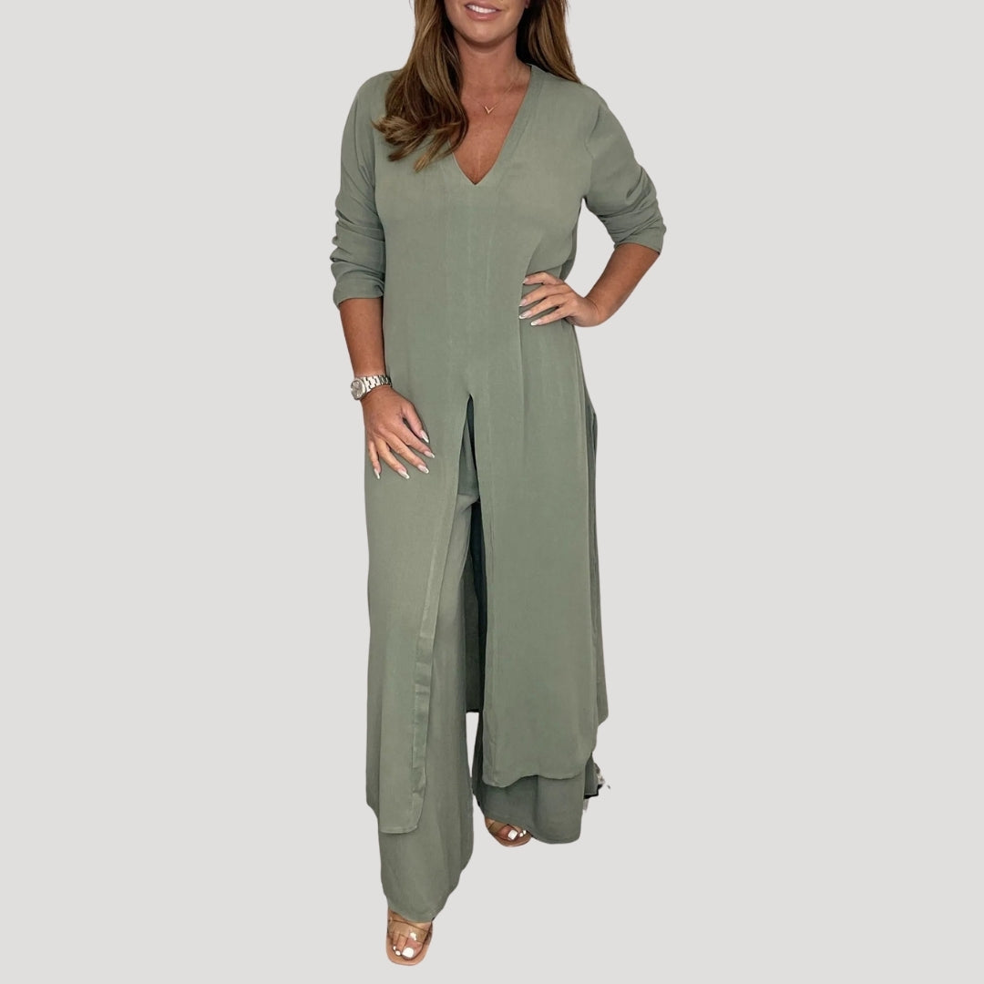 Damen Zweiteiliges Set – Top & Hose