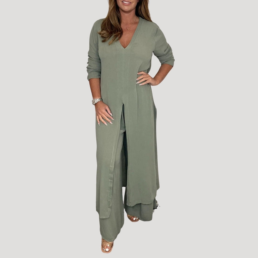 Damen Zweiteiliges Set – Top & Hose
