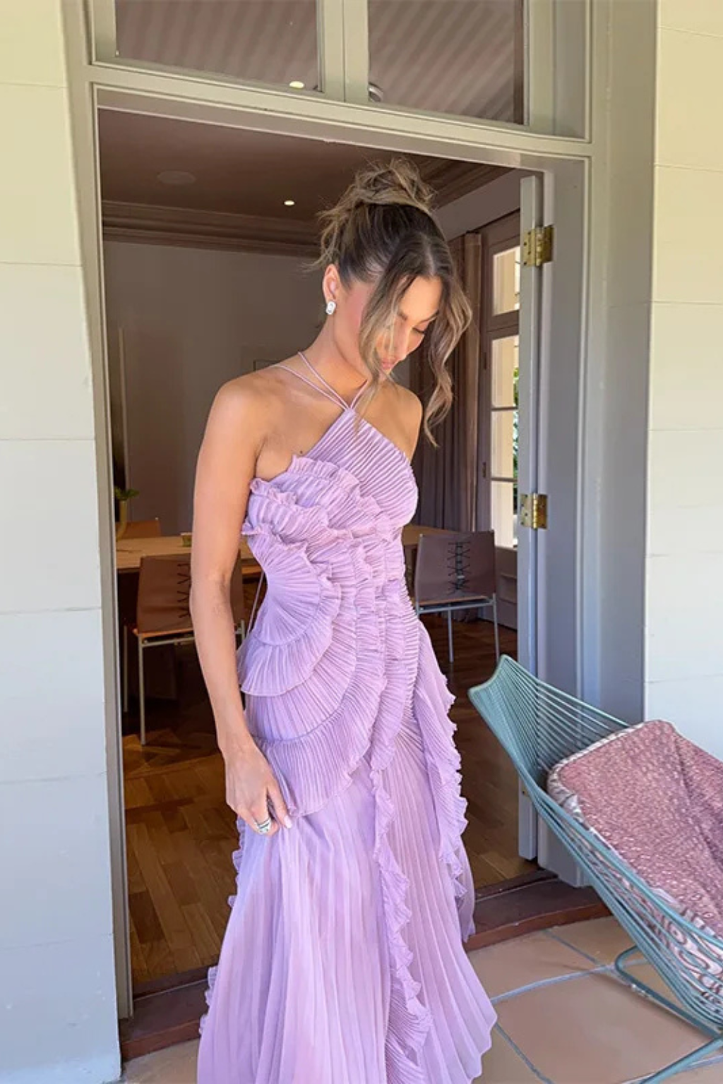 Imogen | Damen Maxi Kleid – Rückenfrei & Elegant Sommer