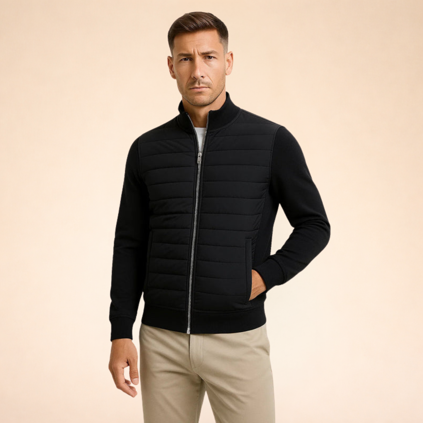 Mason Herren Jacke – Hybrid Puffer Warm & Weich