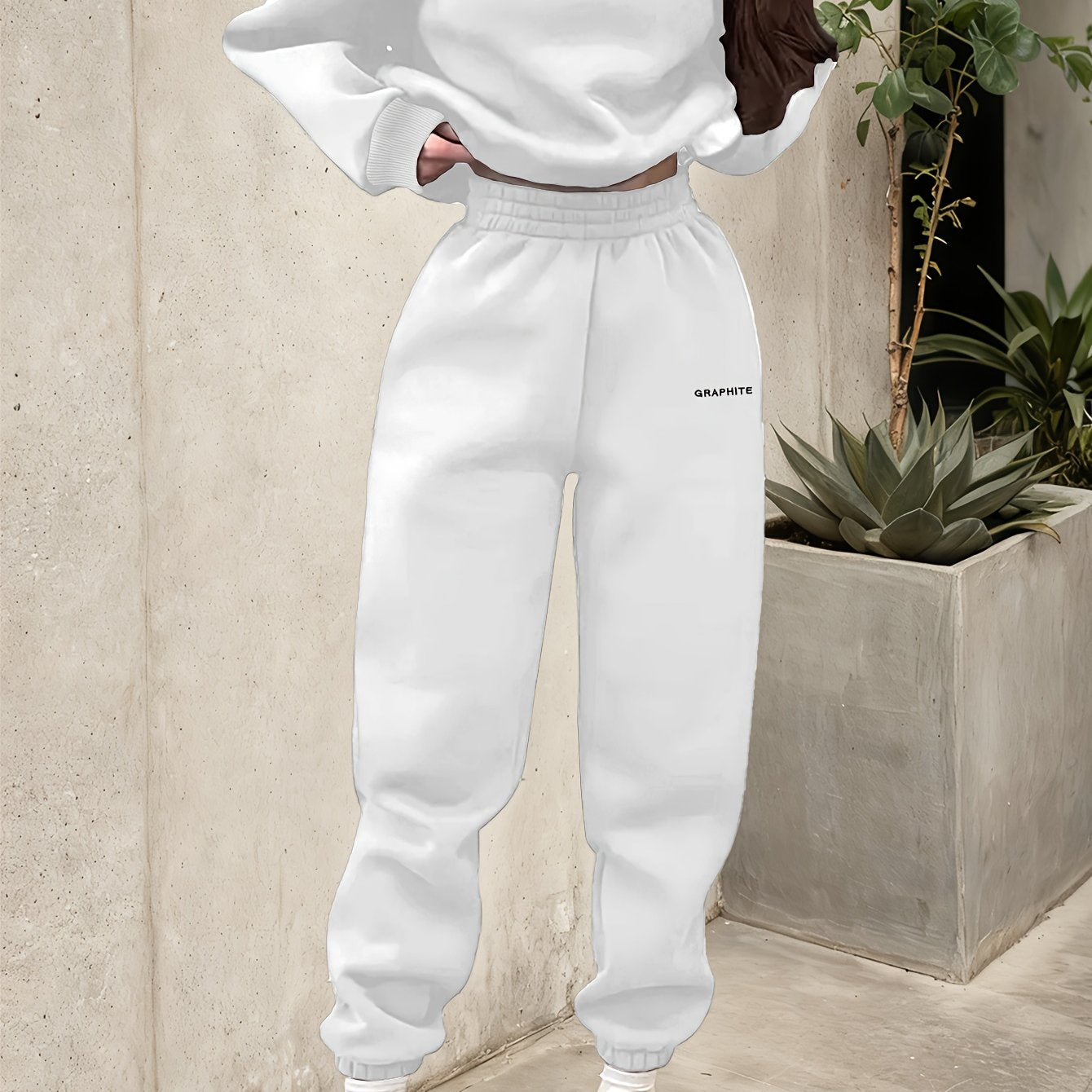 Damen Casual Sweatshirt Set mit Hose
