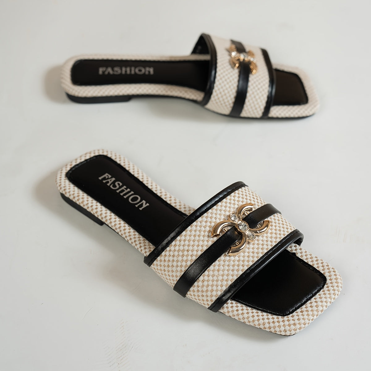Damen Zehentrenner Pantoletten für Strand und Sommer