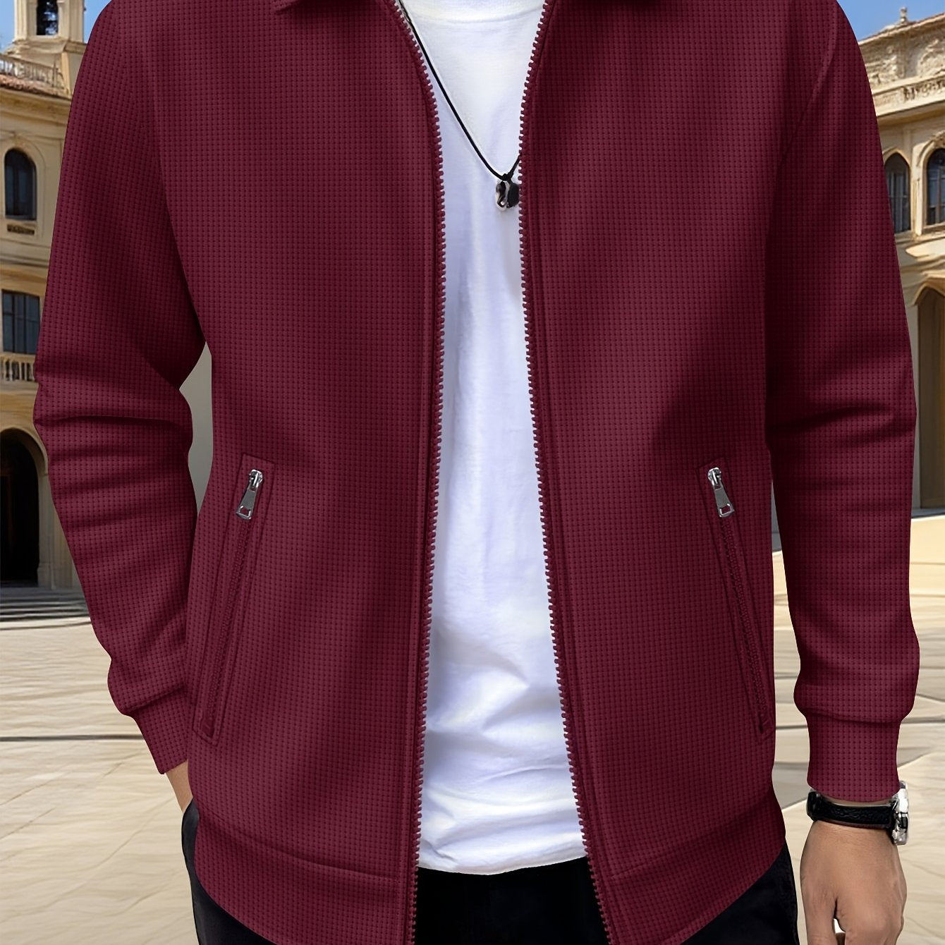Herren Sportliche Fashion Jacke