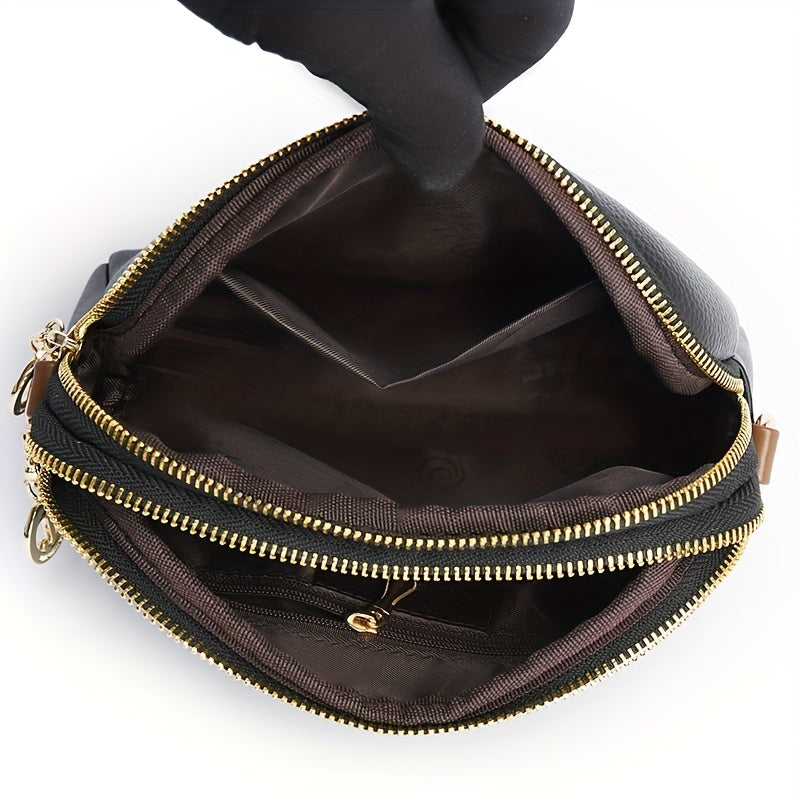 Mirella | Elegante Umhängetasche mit Reißverschluss