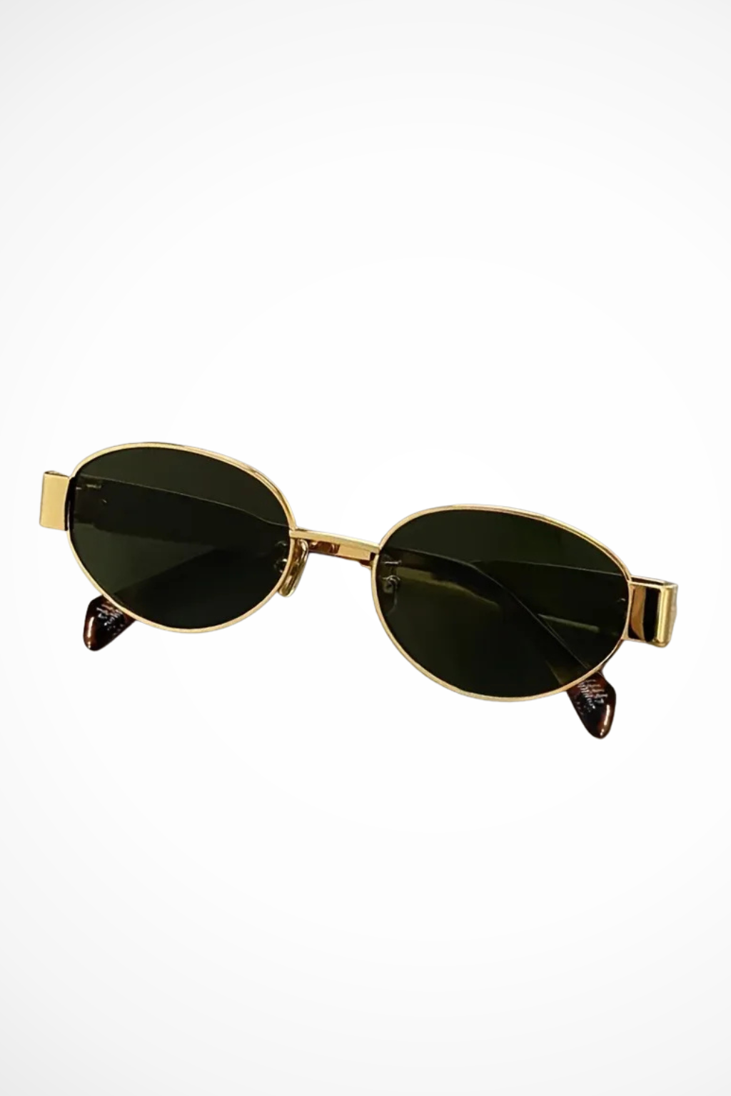 Clarabelle | Damen Sonnenbrille – Oval Metallrahmen Elegant