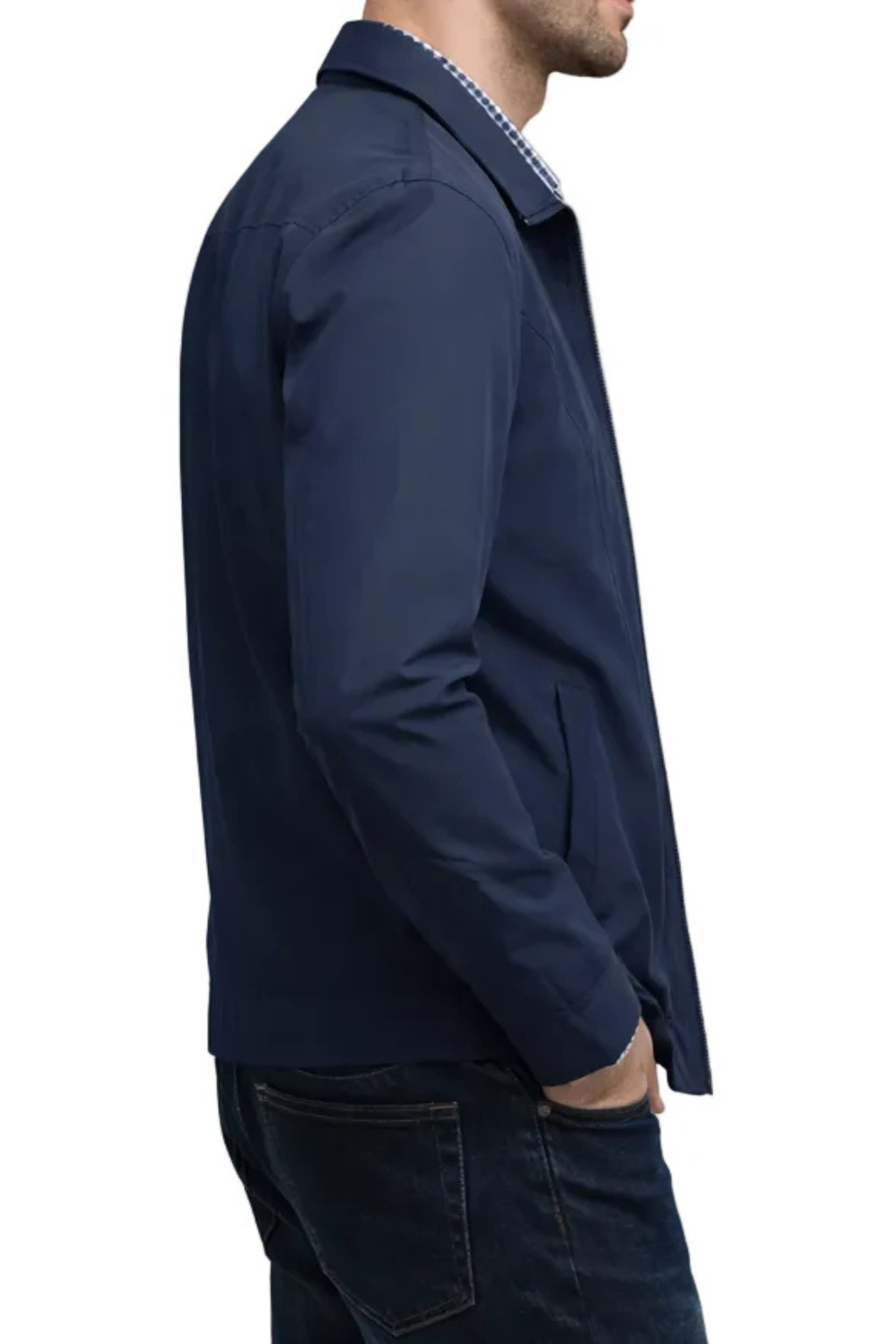 Alastair | Herren Harrington Jacke – Kariertes Futter & Klassisch