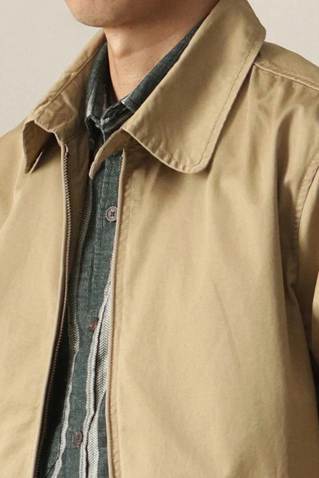 Jack | Herren Harrington Jacke – Reißverschluss & Elastische Bündchen