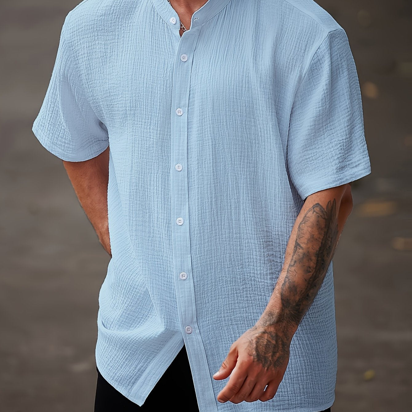 Herren Casual Hemd in Großen Größen