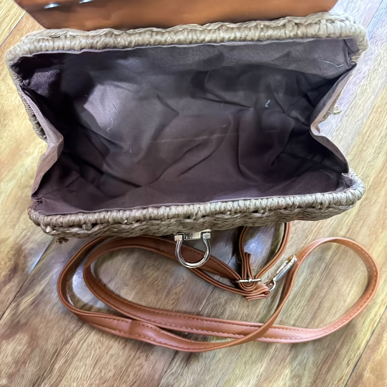 Damen Boho Strohtasche Handgewebt für Urlaub & Alltag