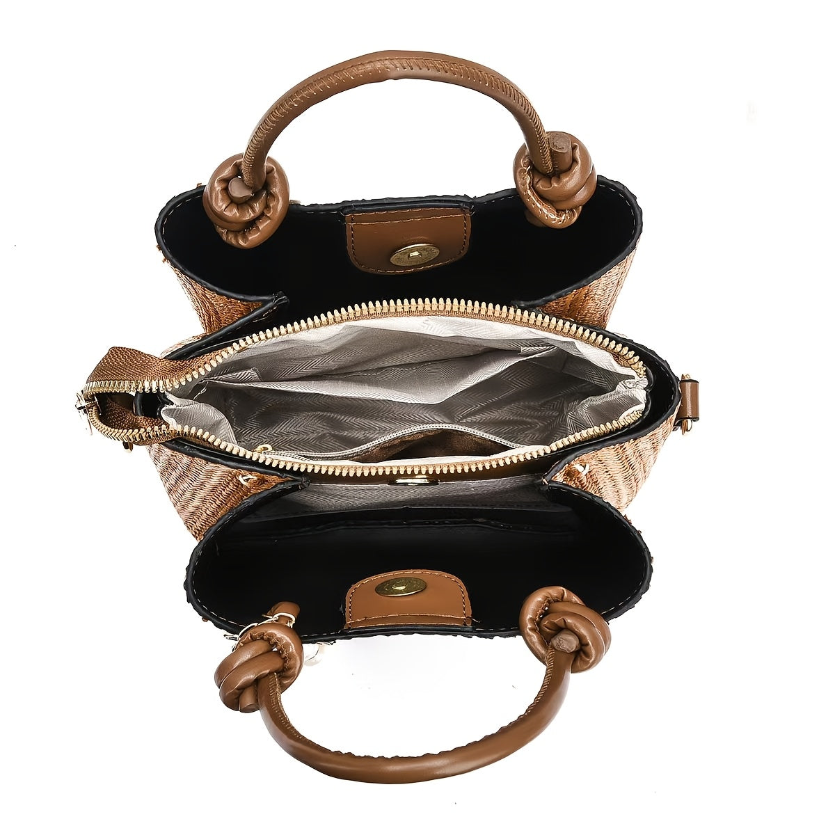 Damen Woven Bag im Vintage-Stil für Alltag & Reisen