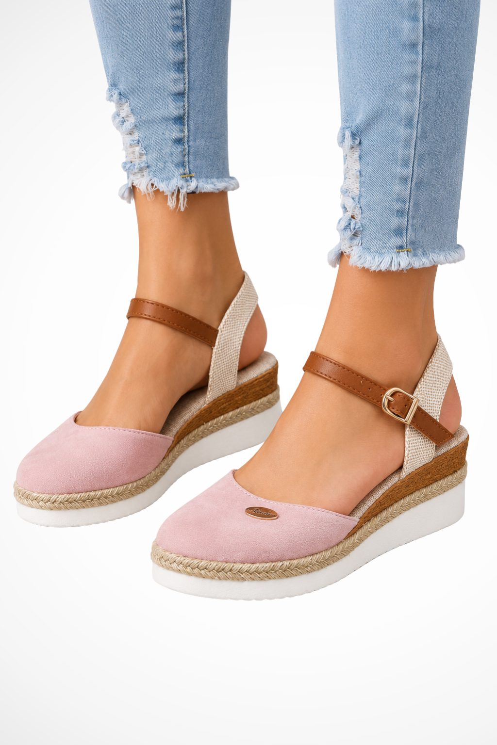 Rosalind Damen Espadrille – Orthopädische Keilsandalen Elegant