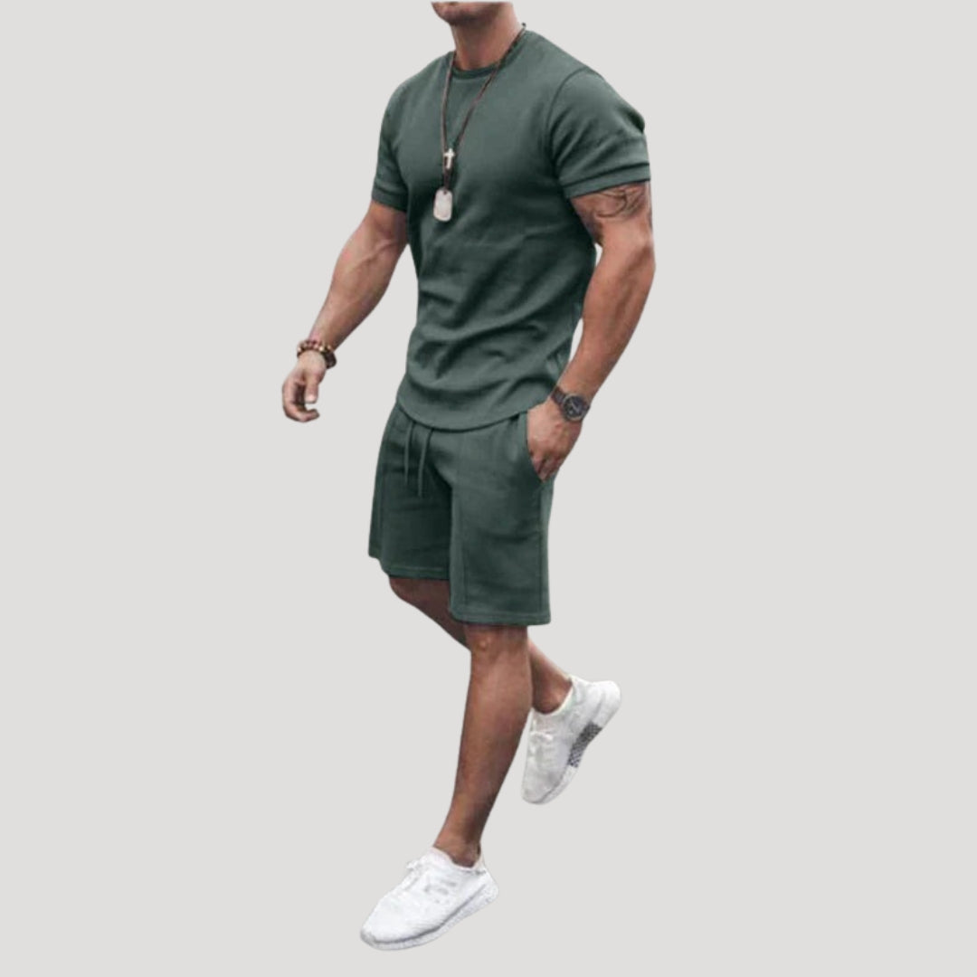 Herren Zweiteiliges Set – T-Shirt & Shorts