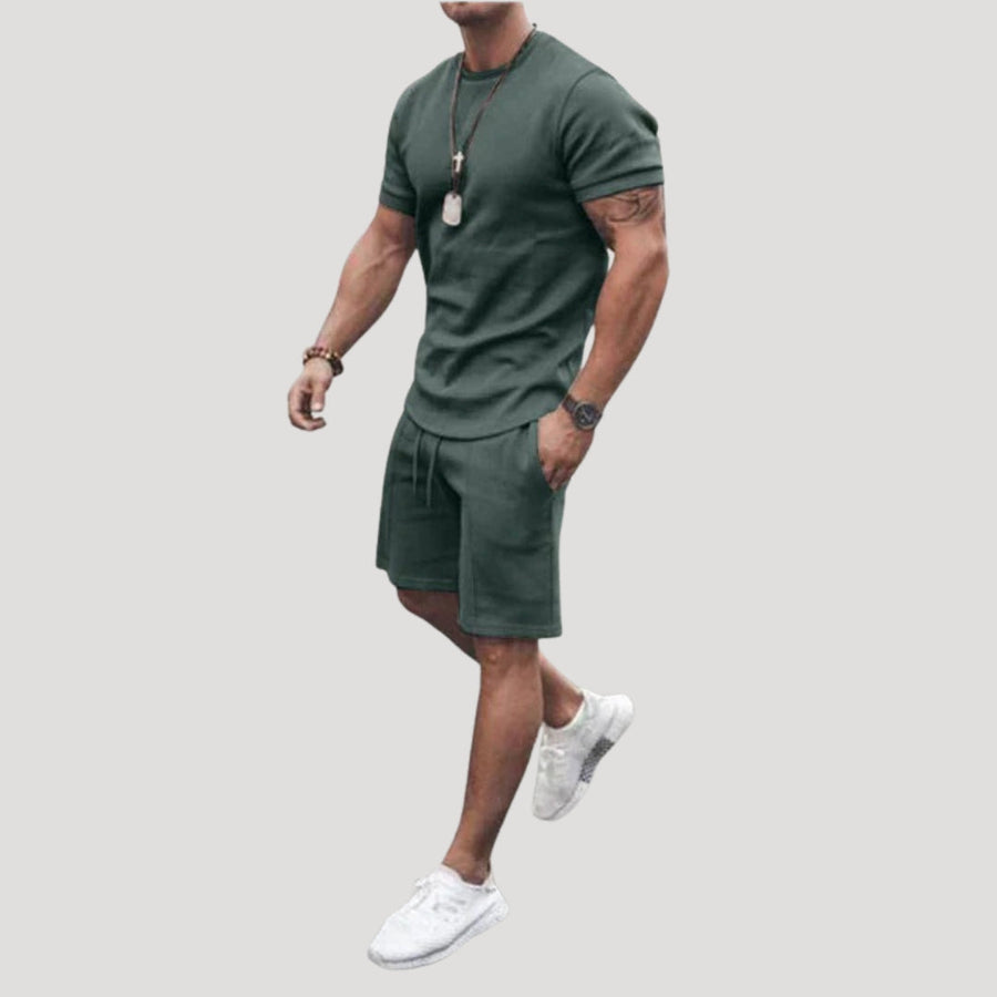 Herren Zweiteiliges Set – T-Shirt & Shorts