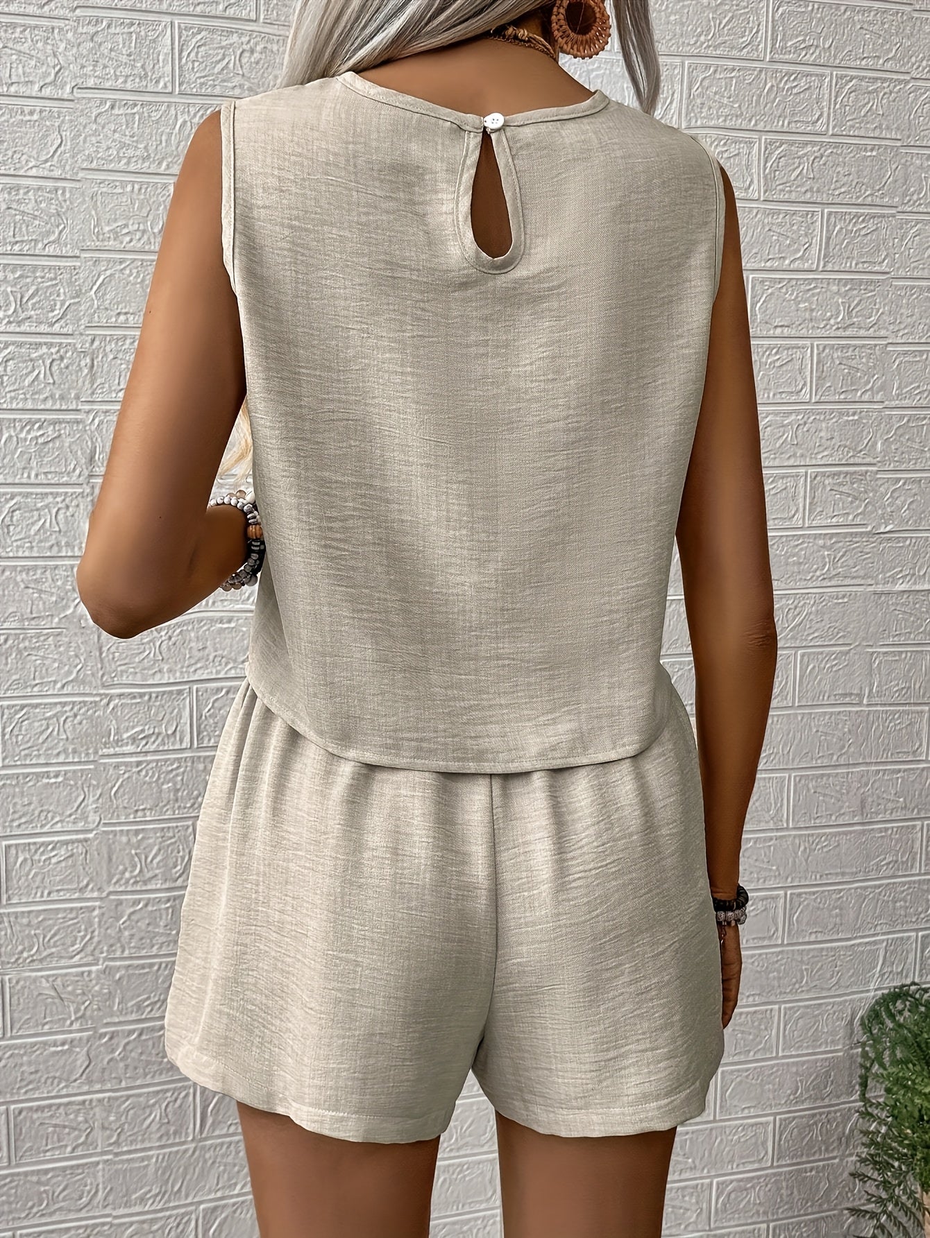 Damen Sommer Set mit Tanktop und Shorts