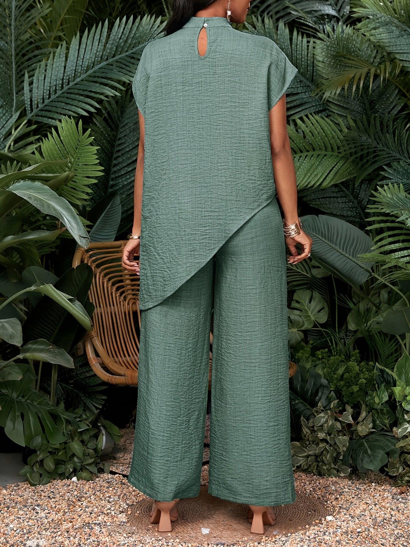 Damen Set – Zweiteiler Asymmetrisch & Lässig Elegant
