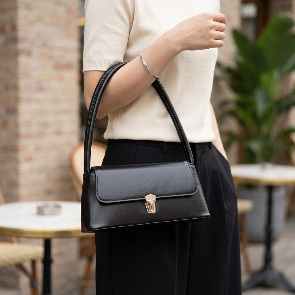 Vera | Retro Schultertasche mit Eleganter Silhouette