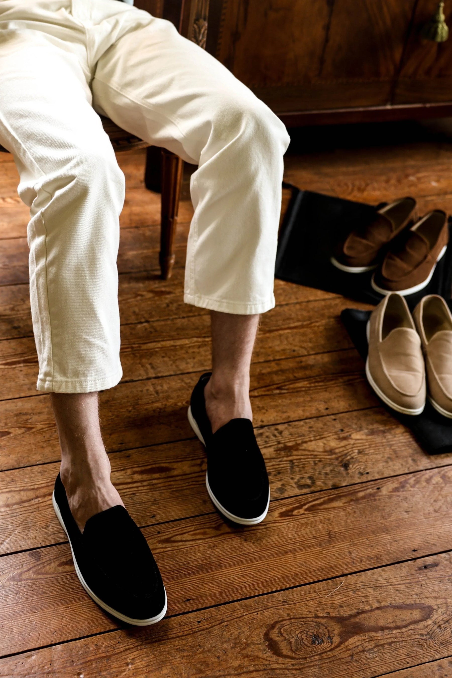 Herren Loafer – Veloursleder-Optik & Komfortsohle