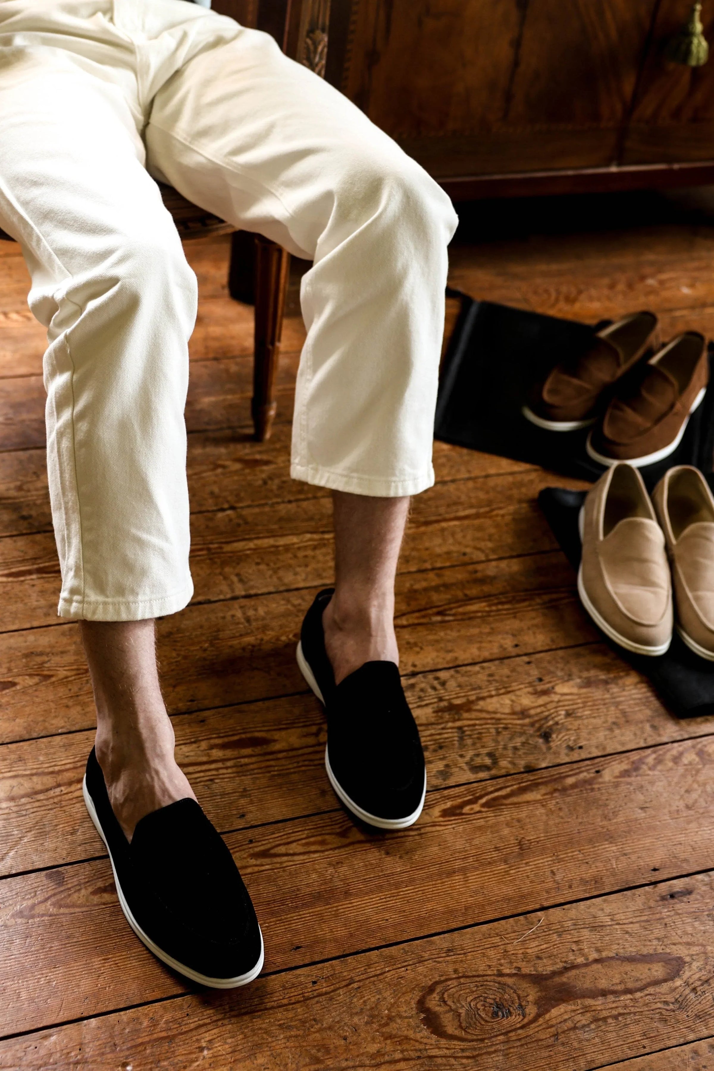 Herren Loafer – Veloursleder-Optik & Komfortsohle