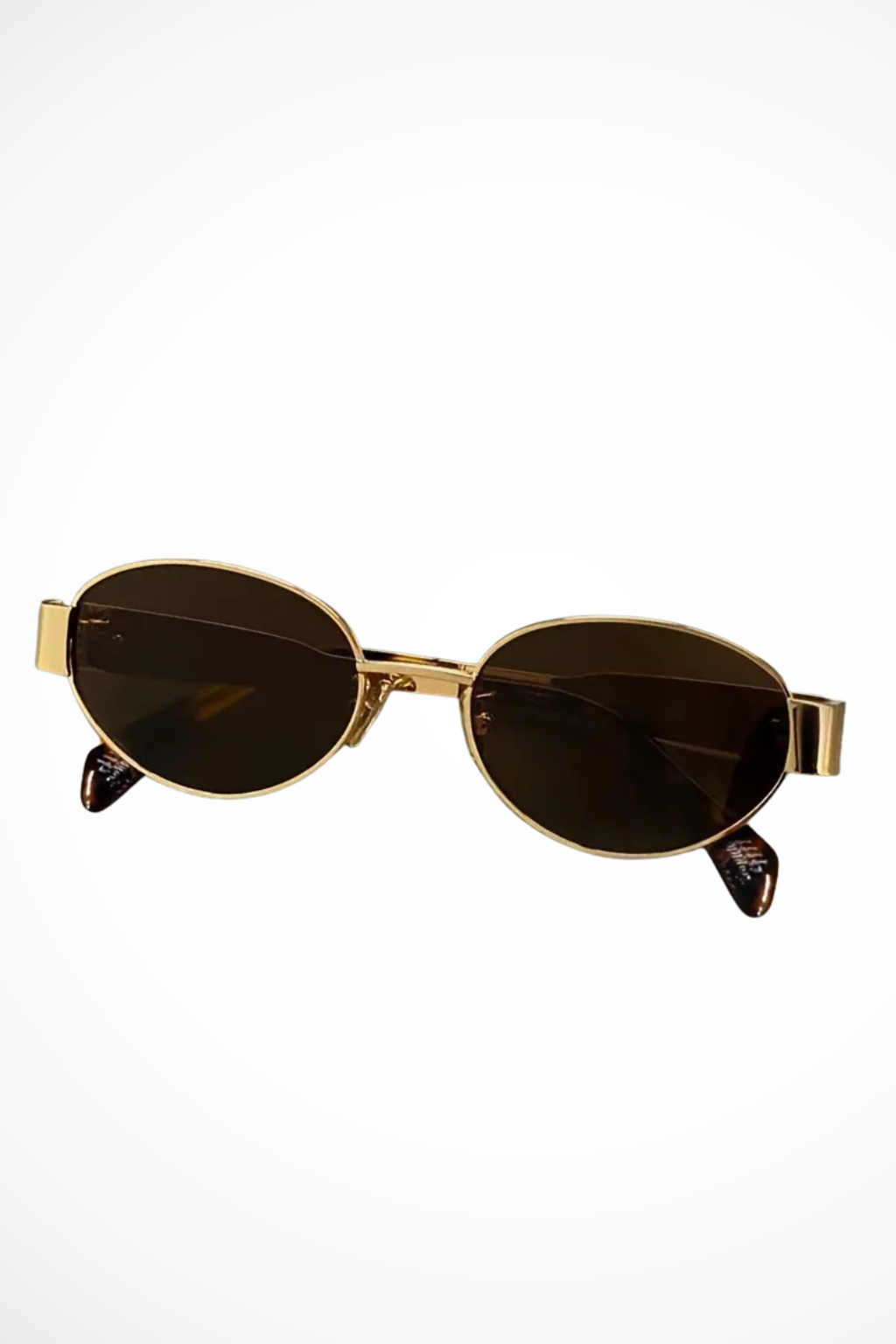 Clarabelle | Damen Sonnenbrille – Oval Metallrahmen Elegant