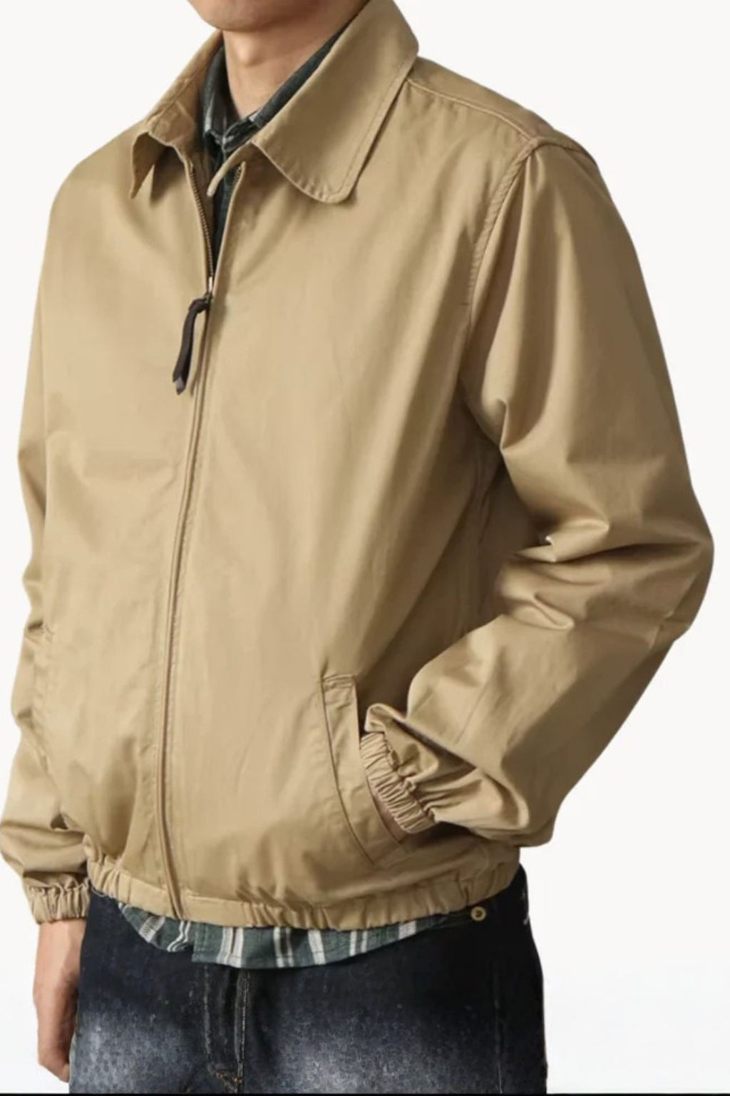 Jack | Herren Harrington Jacke – Reißverschluss & Elastische Bündchen