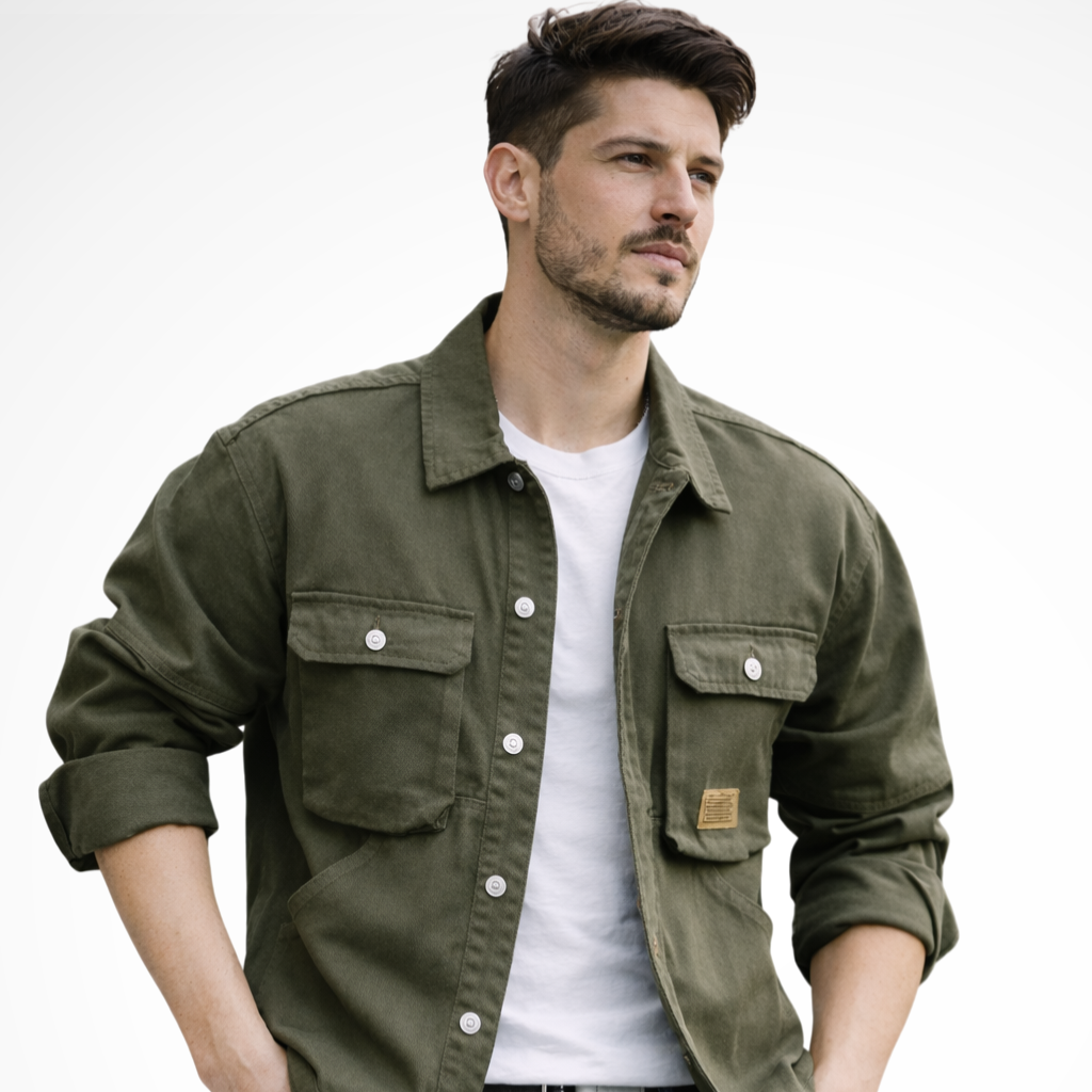 Brody | Herren Jeansjacke – Relaxed Fit & Mehrere Taschen Modern