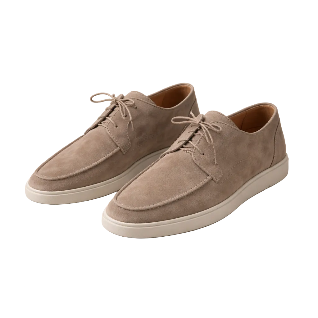Herren Loafer – Wildleder-Optik mit Schnürung