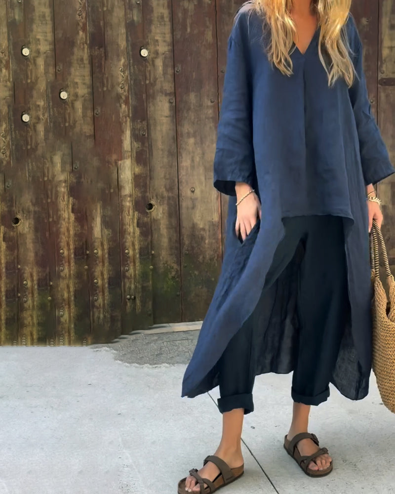 Damen Tunikaset mit Hose für den Sommer