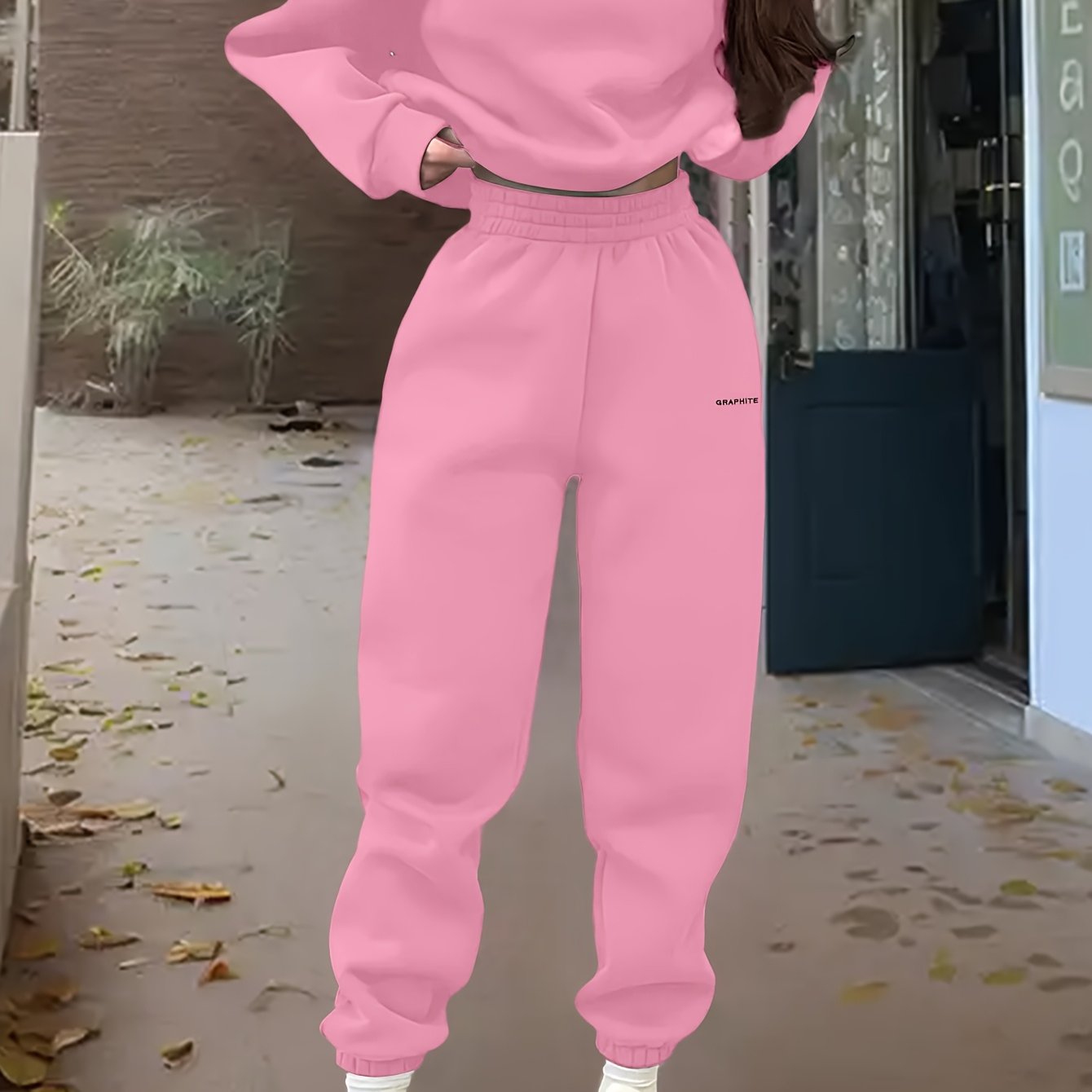 Damen Casual Sweatshirt Set mit Hose