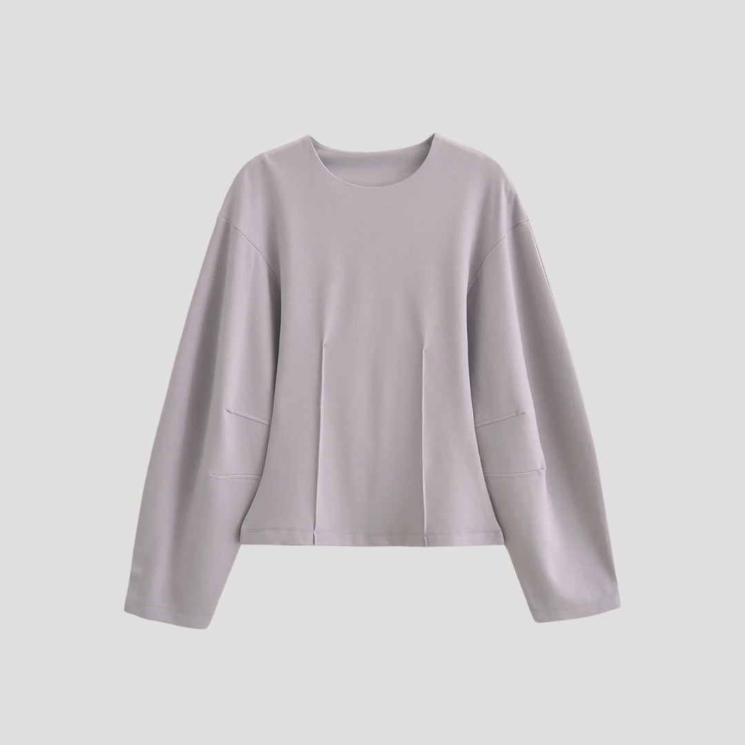 Damen Loungewear Set – Zweiteilig mit Langarm Top Relaxed Fit