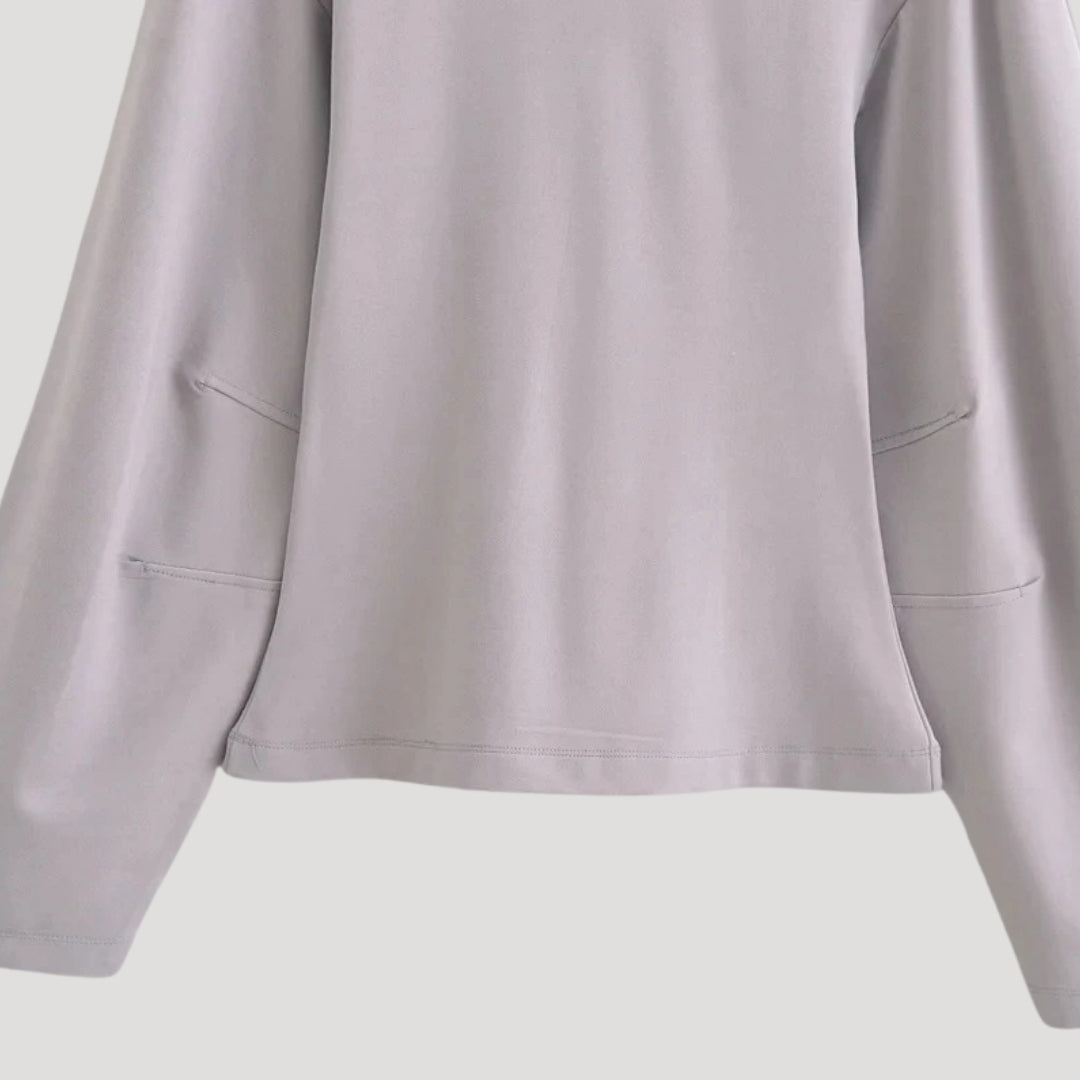 Damen Loungewear Set – Zweiteilig mit Langarm Top Relaxed Fit