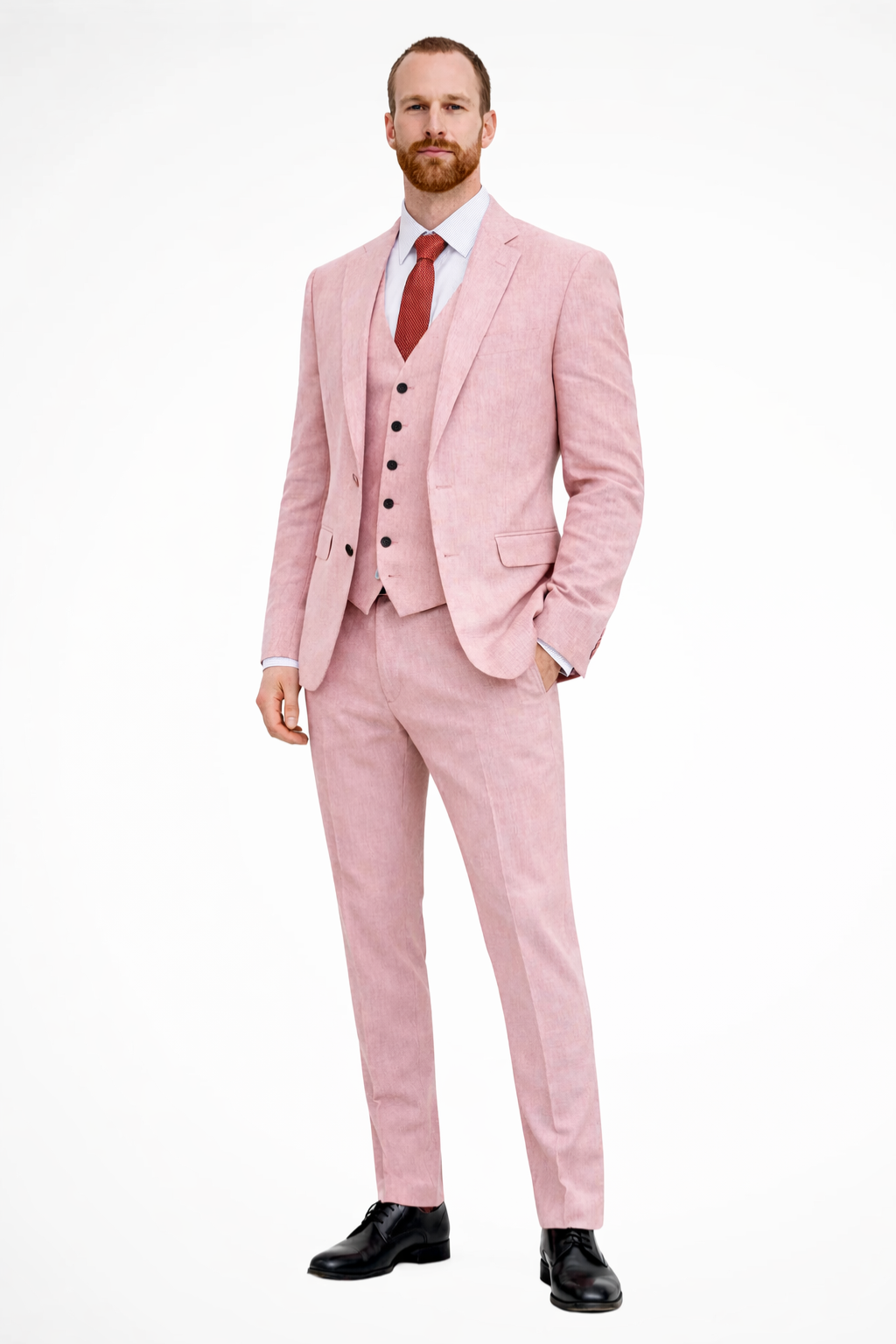 Clifton | Herren Leinenanzug 3-teilig – Elegant & Sommerlich