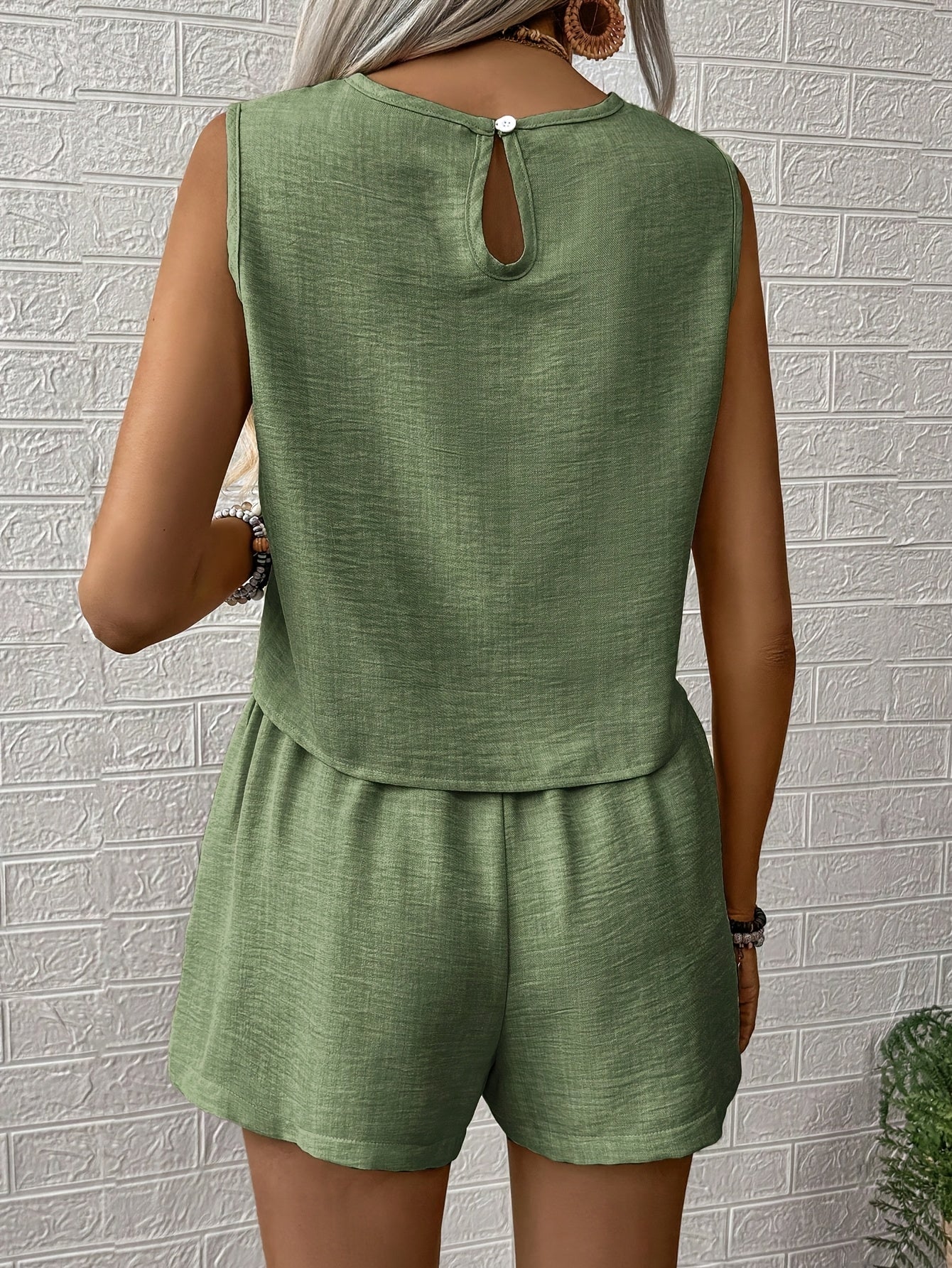 Damen Sommer Set mit Tanktop und Shorts