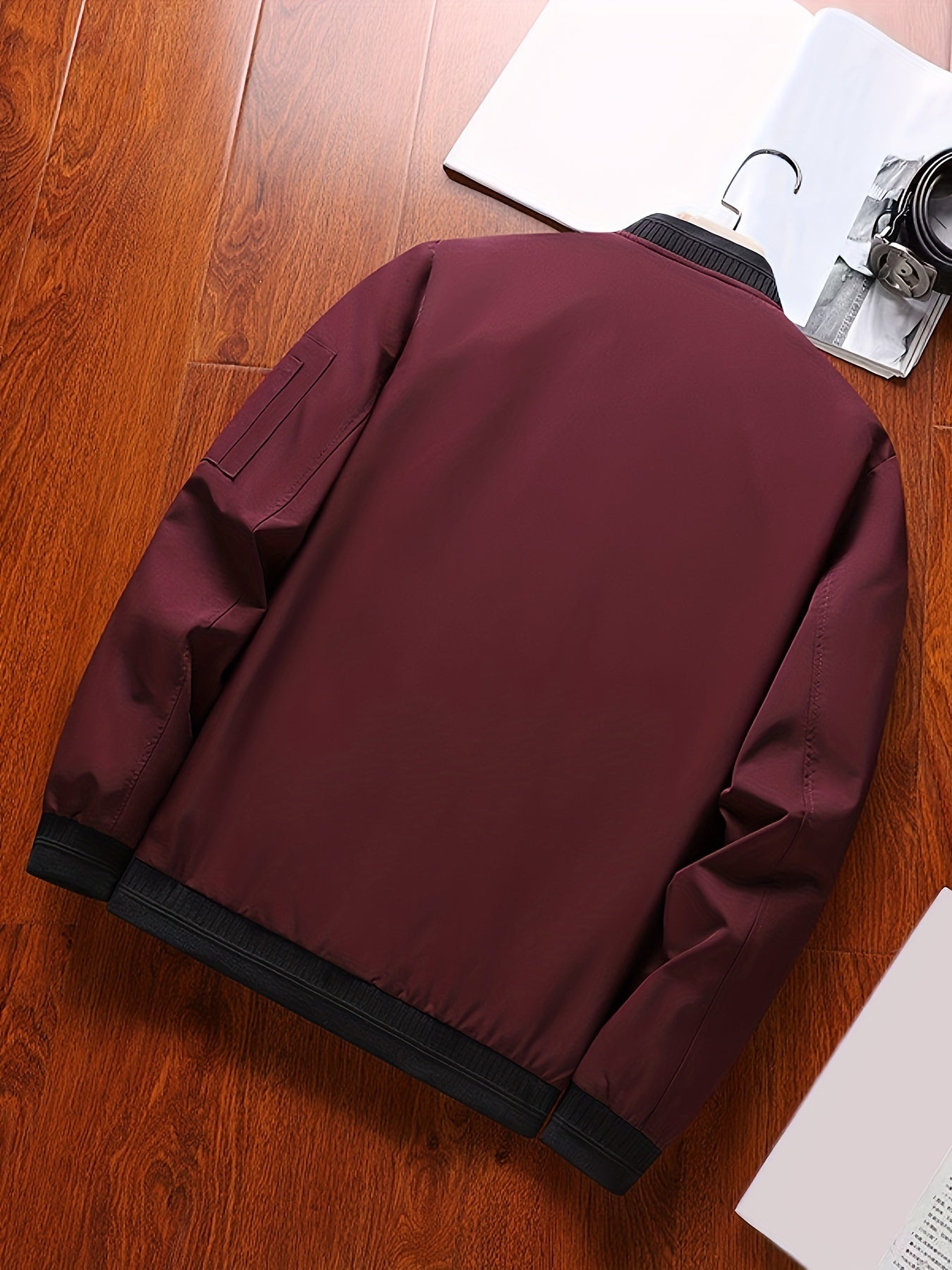 Herren Plus Size Bomberjacke für Alltag und Freizeit