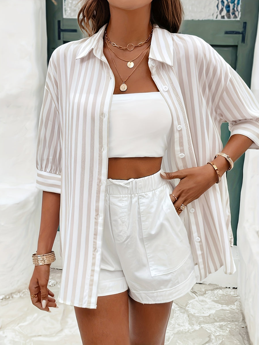 Damen Casual Hemdbluse