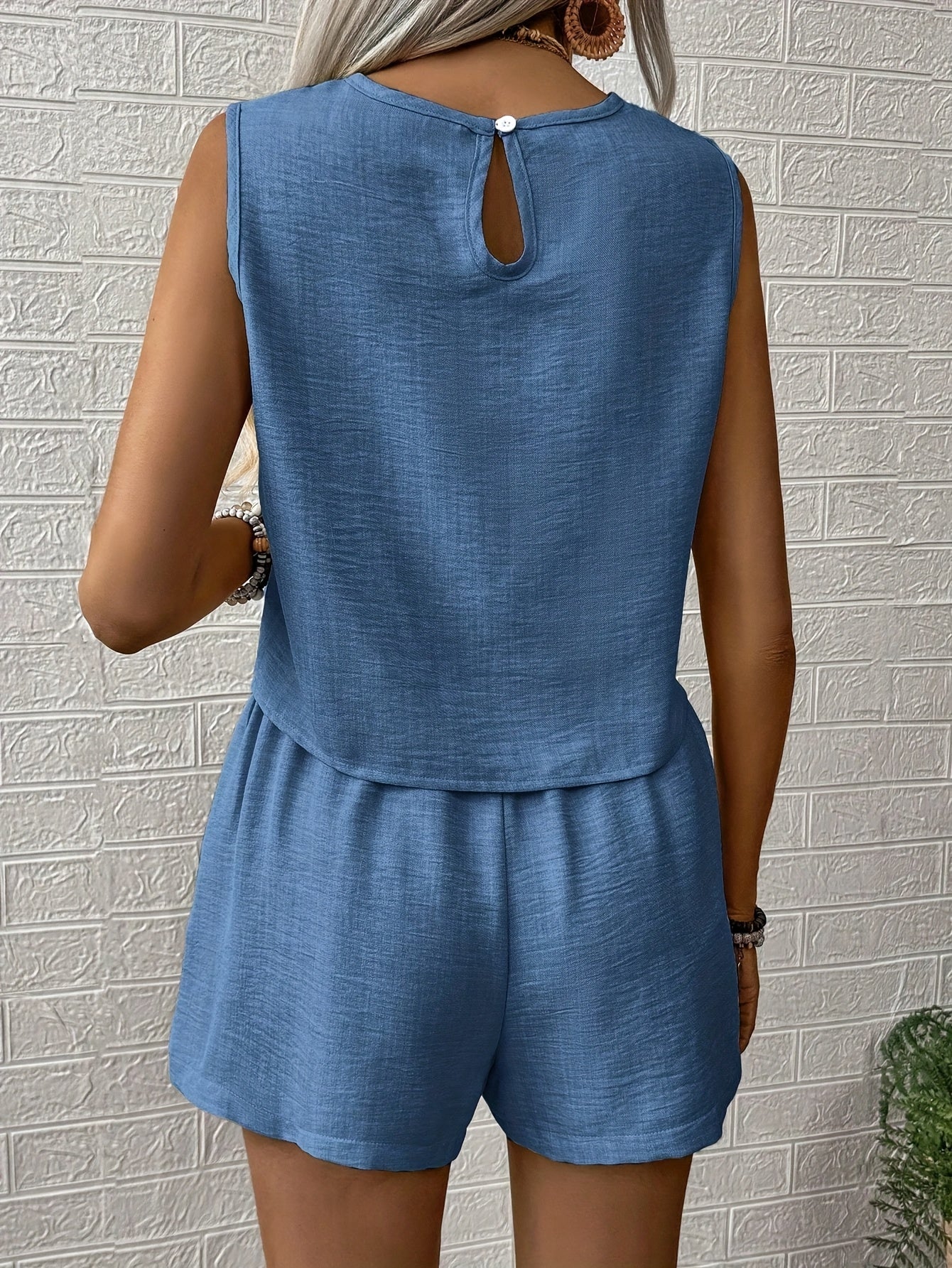 Damen Sommer Set mit Tanktop und Shorts