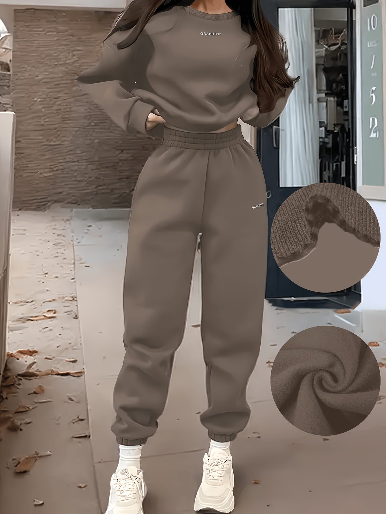 Damen Casual Sweatshirt Set mit Hose