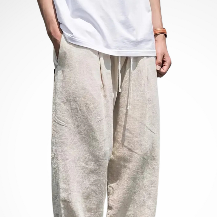 Jake | Herren Hose – Weites Bein & Elastischer Bund Modern