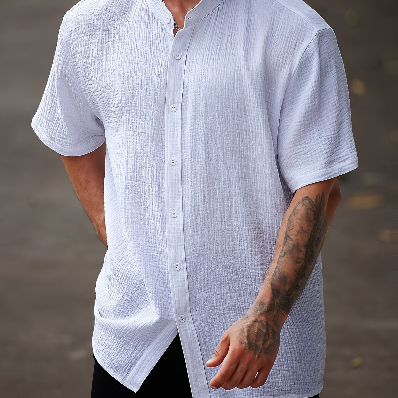 Herren Casual Hemd in Großen Größen