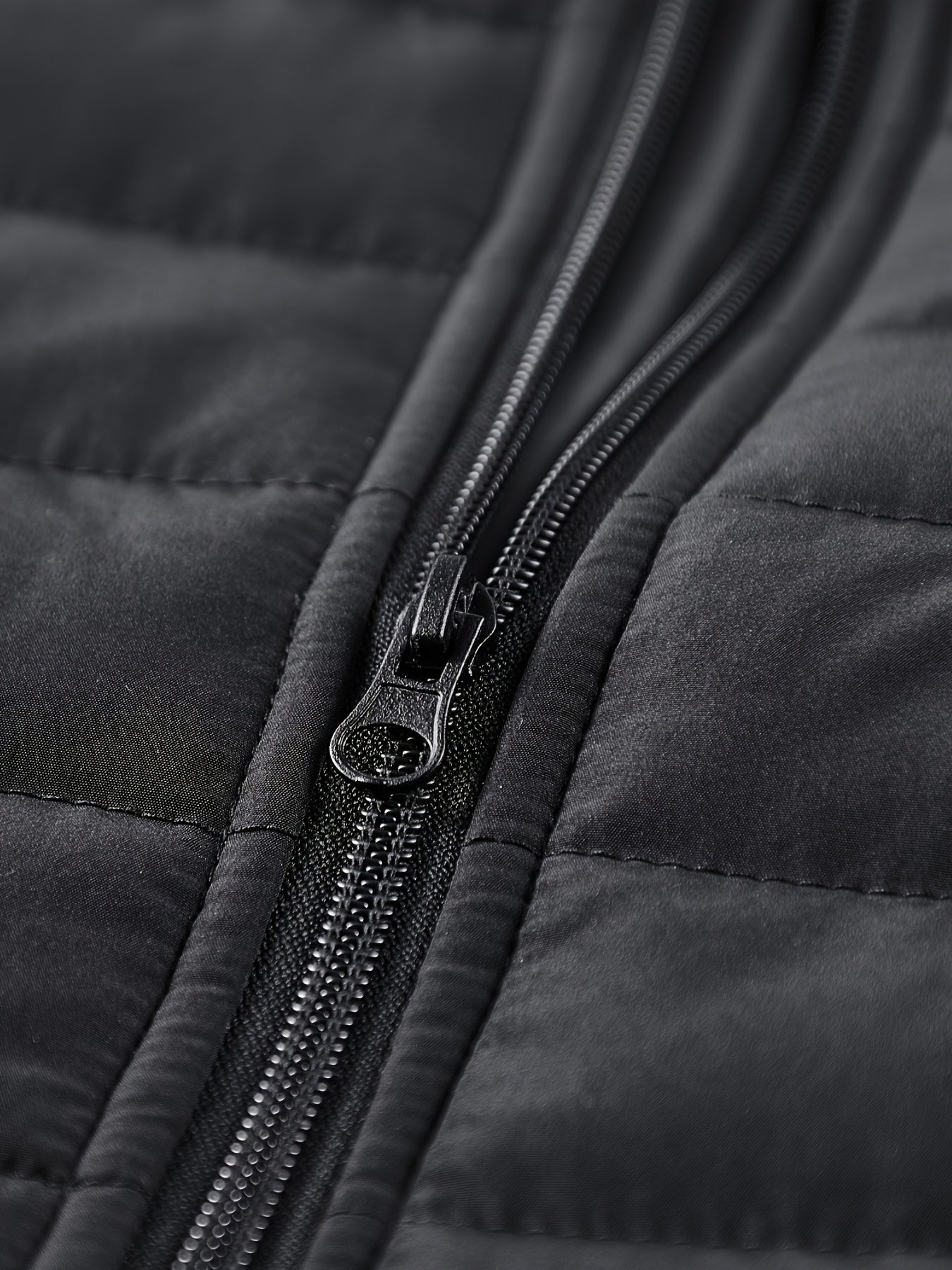 Herren Gepolsterte Winterjacke mit Stehkragen
