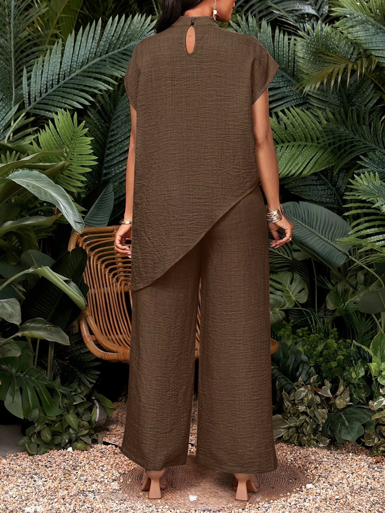 Damen Set – Zweiteiler Asymmetrisch & Lässig Elegant